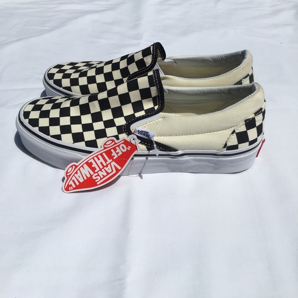 checkered vans size 7 womens